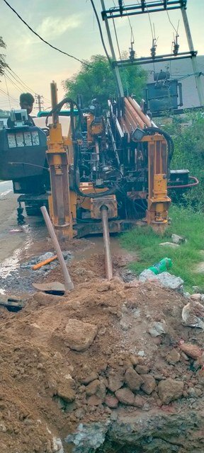 Sailor Infra HDD rig executing a trenchless crossing