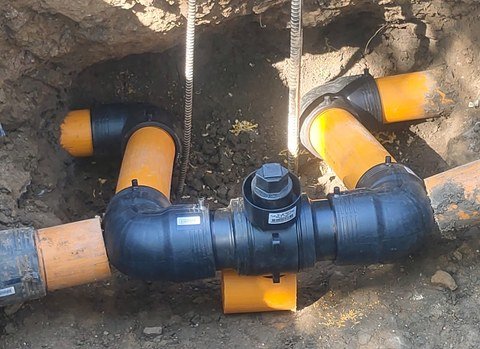 MDPE fittings on the Jodhpur city gas network